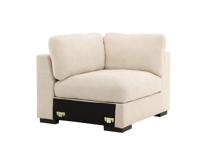 Högermodul Salerno i Tyg - Beige - Möbler - Soffa - Modulsoffor - Hörnmodul