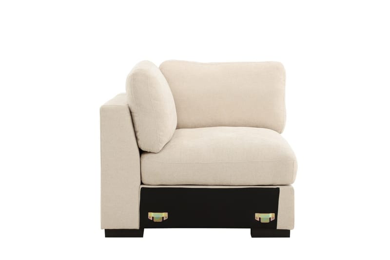 Högermodul Salerno i Tyg - Beige - Möbler - Soffa - Modulsoffor - Hörnmodul