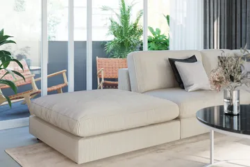 Arken 1-sits Hörnmodul i Manchester - Beige - Möbler - Soffa - Modulsoffor - Hörnmodul