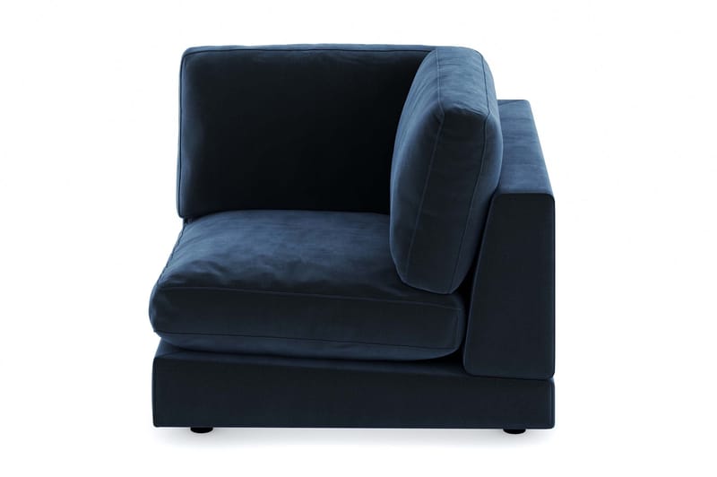 Arken 1-sits Hörnmodul i Sammet - Blå - Möbler - Soffa - Modulsoffor - Hörnmodul