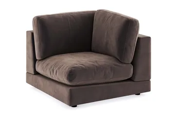 Arken 1-sits Hörnmodul i Sammet