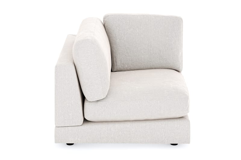Arken 1-sits Hörnmodul i Sammet - Krämvit - Möbler - Soffa - Modulsoffor - Hörnmodul