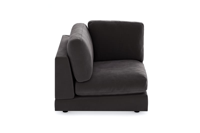 Arken 1-sits Hörnmodul i Sammet - Mörkgrå - Möbler - Soffa - Modulsoffor - Hörnmodul