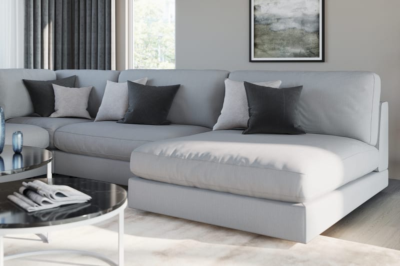 Arken 1-sits Hörnmodul i Tyg - Grå - Möbler - Soffa - Modulsoffor - Hörnmodul
