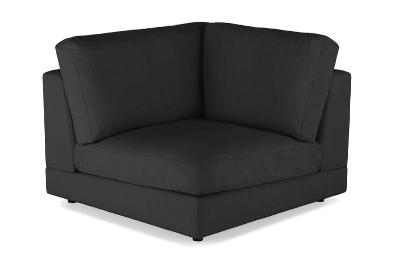 Arken 1-sits Hörnmodul i Tyg - Svart - Möbler - Soffa - Modulsoffor - Hörnmodul