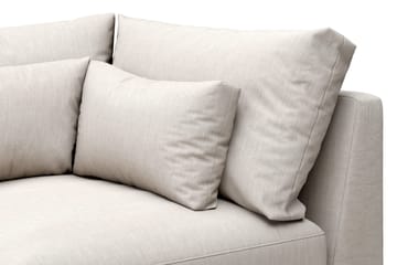 Dubai 1-sits Extra Djup Hörnmodul för Modulsoffa i Tyg - Beige - Möbler - Soffa - Modulsoffor - Hörnmodul