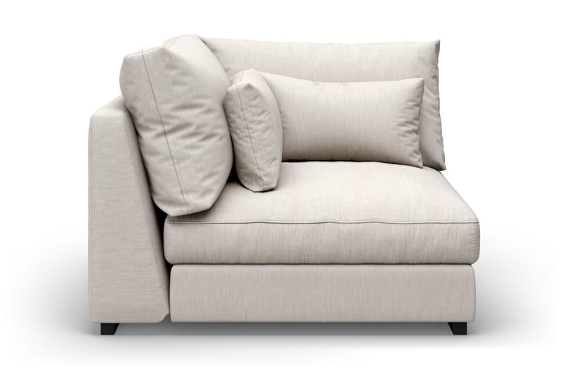 Dubai 1-sits Extra Djup Hörnmodul för Modulsoffa i Tyg - Beige - Möbler - Soffa - Modulsoffor - Hörnmodul