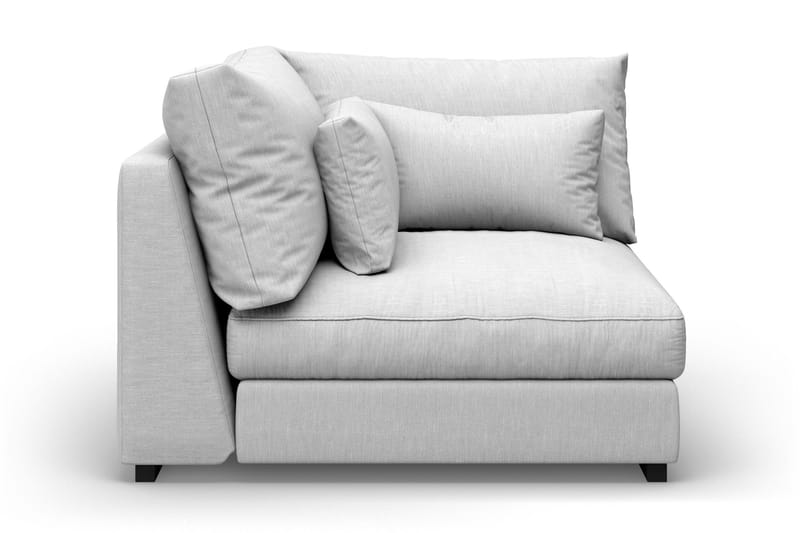 Dubai 1-sits Extra Djup Hörnmodul för Modulsoffa i Tyg - Ljusgrå - Möbler - Soffa - Modulsoffor - Hörnmodul
