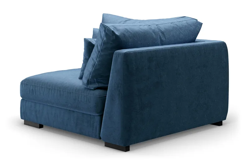 Dubai Hörnmodul Sammet - Blå - Möbler - Soffa - Modulsoffor - Hörnmodul