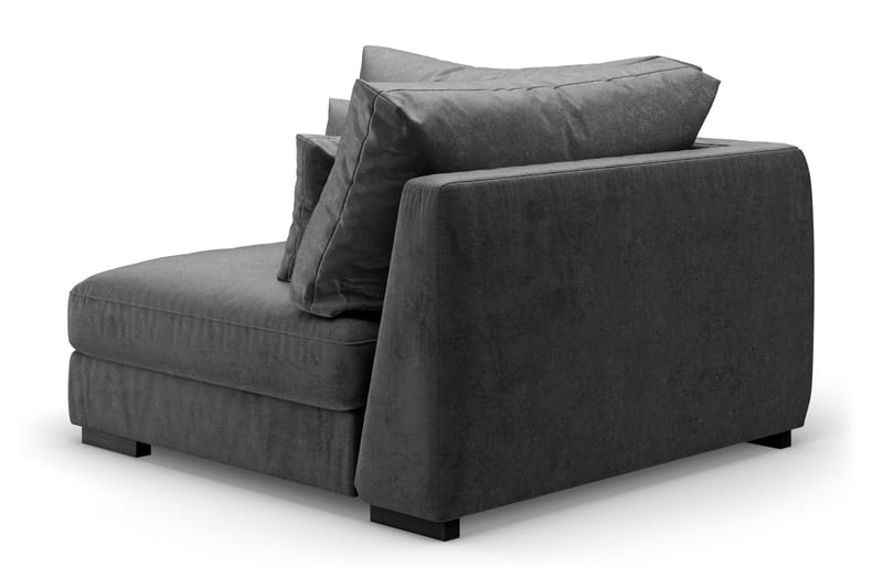 Dubai Hörnmodul Sammet Extra Djup - Mörkgrå - Möbler - Soffa - Modulsoffor - Hörnmodul