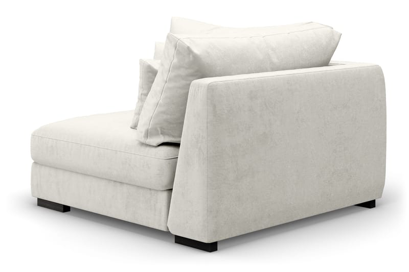 Dubai Hörnmodul Sammet - Vit - Möbler - Soffa - Modulsoffor - Hörnmodul