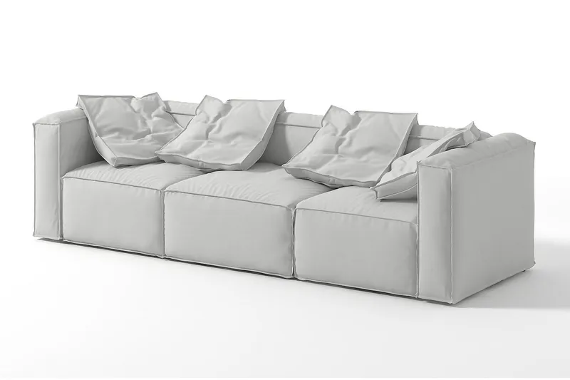 Oceanis Hörnmodul/armstödsmodul höger - Beige - Möbler - Soffa - Modulsoffor - Övriga moduler till modulsoffa