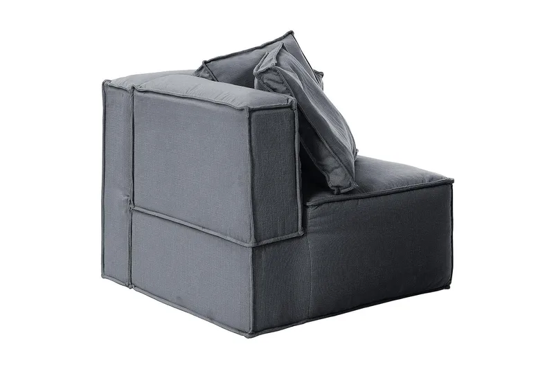 Oceanis Hörnmodul/armstödsmodul höger - Ljusgrå - Möbler - Soffa - Modulsoffor - Övriga moduler till modulsoffa