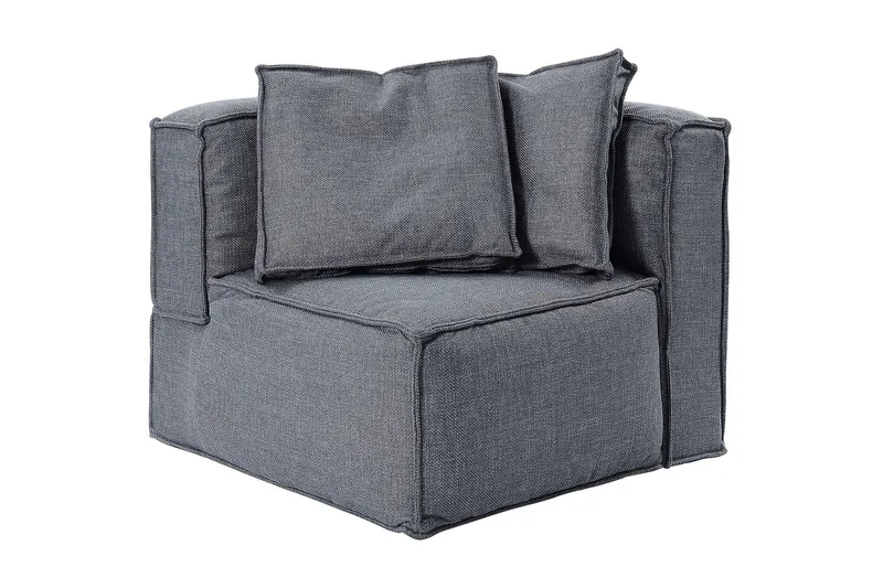 Oceanis Hörnmodul/armstödsmodul höger - Mörkgrå - Möbler - Soffa - Modulsoffor - Övriga moduler till modulsoffa