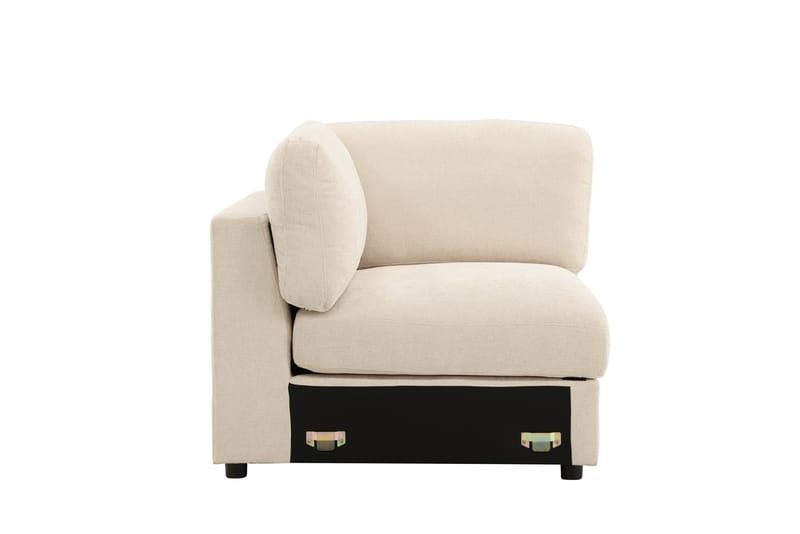 Hörnmodul Salerno i Tyg - Beige - Möbler - Soffa - Modulsoffor - Hörnmodul