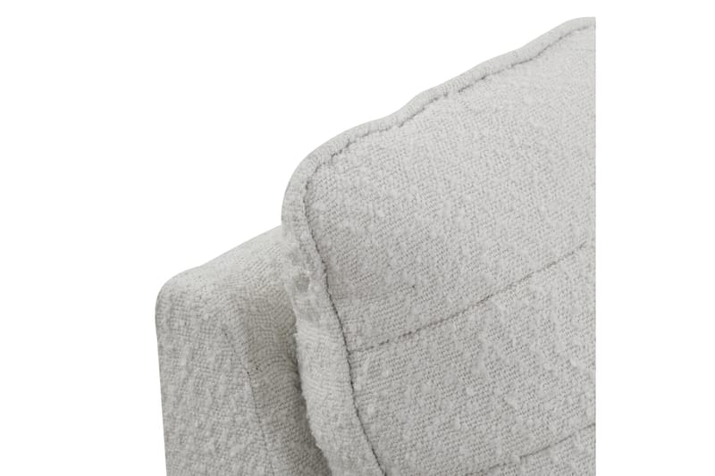 Vergara Hörnmodul - Vit/Svart Bouclé - Möbler - Soffa - Modulsoffor - Hörnmodul