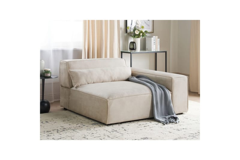 Hörnsits Hellnar Beige, Vänstervänd - Beige, Vänstervänd - Möbler - Soffa - Modulsoffor - Övriga moduler till modulsoffa