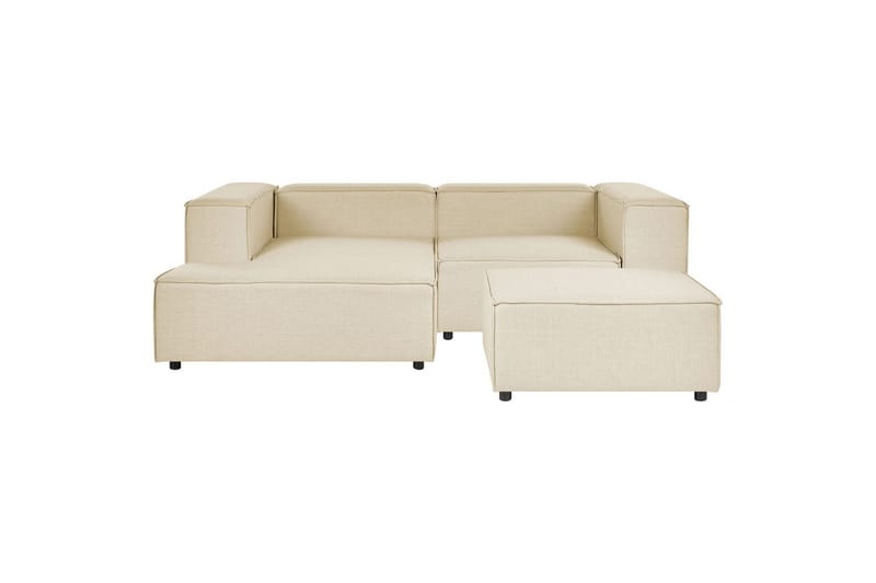 Hörnsoffa med fotpall Aprica - Möbler - Soffa - Modulsoffor - Hörnmodul