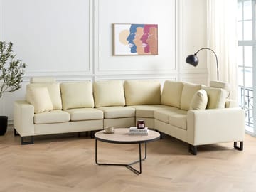 Hörnsoffa Stockholm - Ljusbeige - Möbler - Soffa - Modulsoffor - Komplett modulsoffa