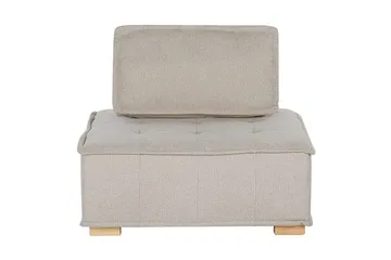 Hörnsoffa Tibro Beige/ljust trä - Beige/ljust trä - Möbler - Soffa - Modulsoffor - Komplett modulsoffa