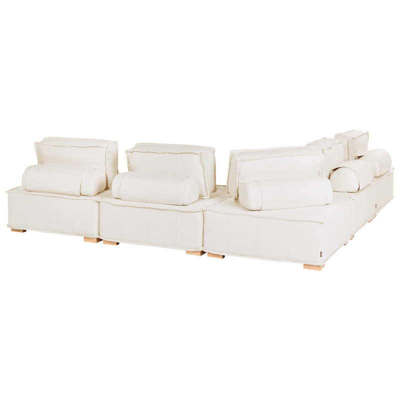 Hörnsoffa Tibro Högervänd - Off-White - Möbler - Soffa - Modulsoffor - Komplett modulsoffa