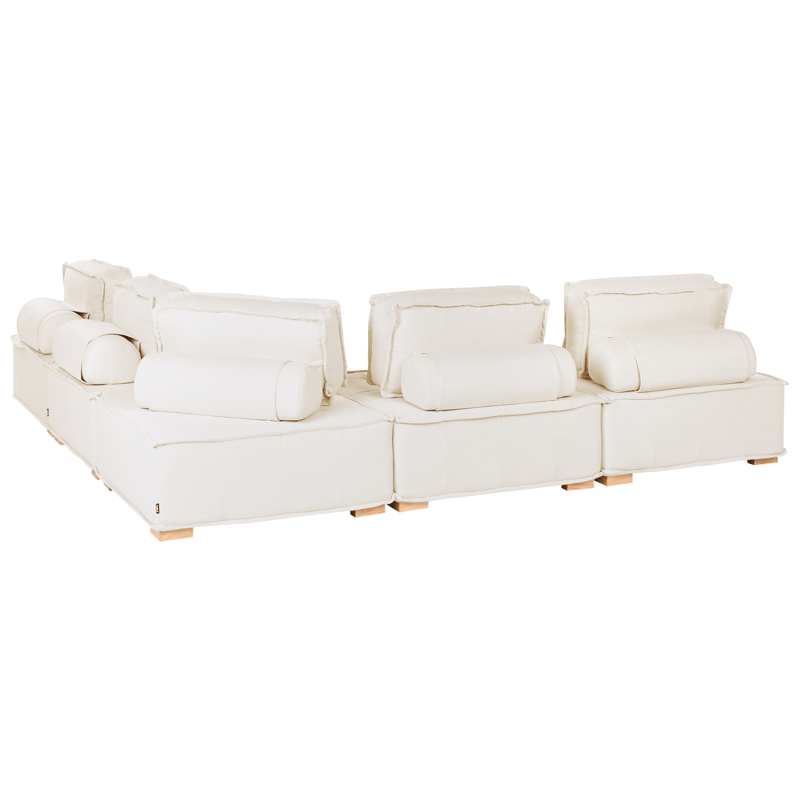 Hörnsoffa Tibro Vänstervänd - Off-white - Möbler - Soffa - Modulsoffor - Komplett modulsoffa