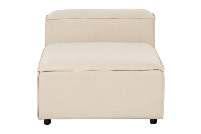 Hörnsoffa till vänster Ardal Beige/svart - Beige/svart - Möbler - Soffa - Modulsoffor - Hörnmodul