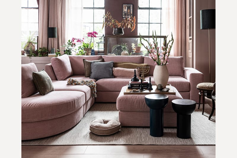 Kielstra Vänstermodul - Rosa - Möbler - Soffa - Modulsoffor - Övriga moduler till modulsoffa