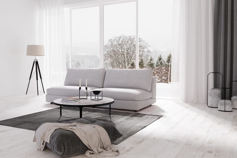 Arken 4-sits Modulsoffa i Tyg - Grå - Möbler - Soffa - Modulsoffor - Komplett modulsoffa