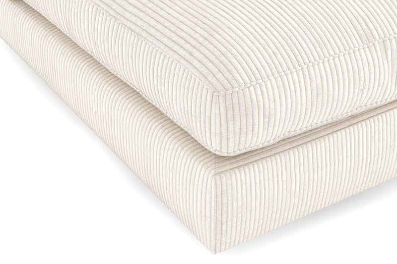 Arken 6-sits Vändbar L-formad Modulhörnsoffa med Divan + Fotpall i Manchester - Beige - Möbler - Soffa - Modulsoffor - Komplett modulsoffa