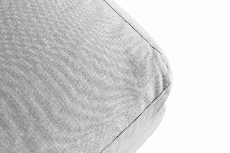 Arken 6-sits Vändbar L-formad Modulhörnsoffa med Divan + Fotpall i Tyg - Grå - Möbler - Soffa - Modulsoffor - Komplett modulsoffa