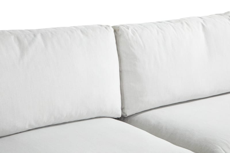 Arken 6-sits Vändbar U-formad Modulsoffa med Divan + Fotpall i Tyg - Ljusgrå - Möbler - Soffa - Modulsoffor - Komplett modulsoffa