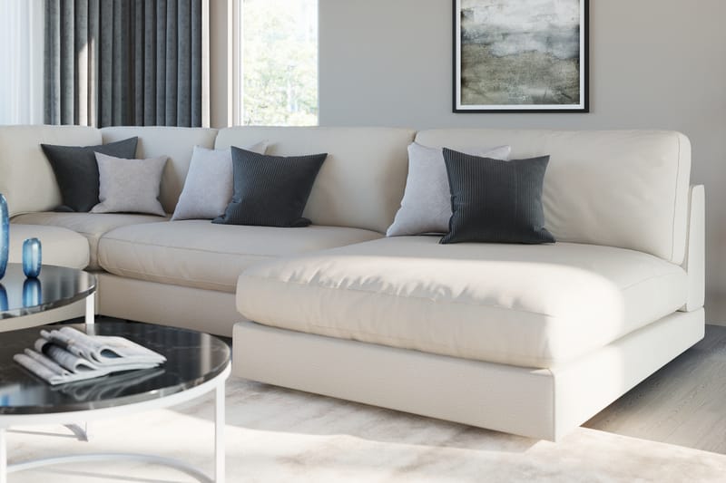 Arken Modulhörnsoffa med Divan Vändbar - Beige - Möbler - Soffa - Modulsoffor - Komplett modulsoffa