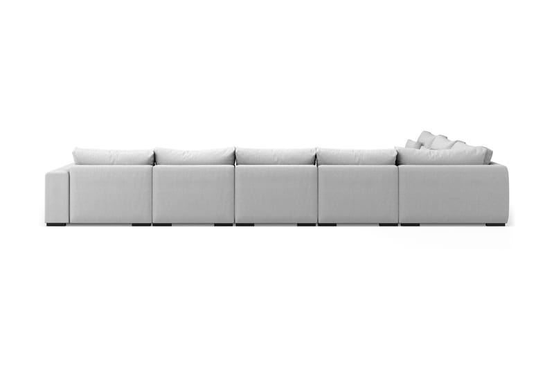 Dubai U-modulsoffa Large med Divan Höger - Ljusgrå - Möbler - Soffa - Modulsoffor - Komplett modulsoffa