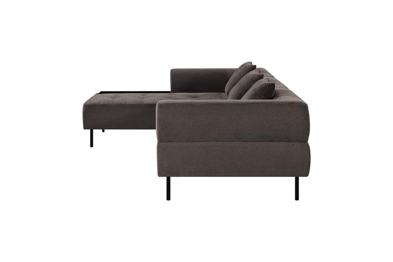 Stratham 3-sits Modulsoffa Divan Vänster - Grå - Möbler - Soffa - Modulsoffor - Komplett modulsoffa