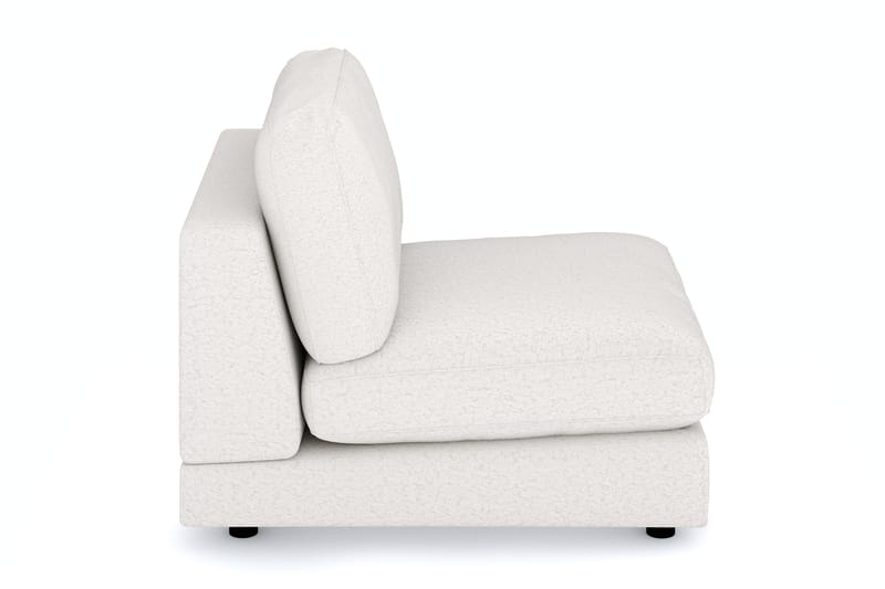 Arken 1-sits Mittmodul i Bouclé 90 cm bred - Vit - Möbler - Soffa - Modulsoffor - Mittmodul