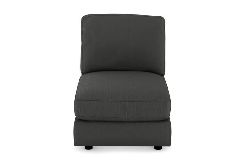 Arken 1-sits Mittmodul i Manchester 70 cm bred - Mörkgrå - Möbler - Soffa - Modulsoffor - Mittmodul