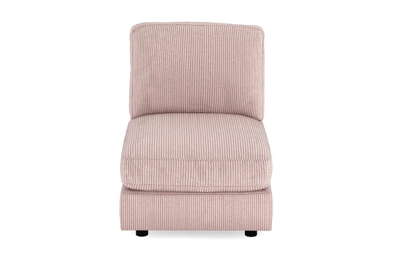 Arken 1-sits Mittmodul i Manchester 70 cm bred - Rosa - Möbler - Soffa - Modulsoffor - Mittmodul