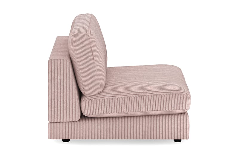 Arken 1-sits Mittmodul i Manchester 70 cm bred - Rosa - Möbler - Soffa - Modulsoffor - Mittmodul