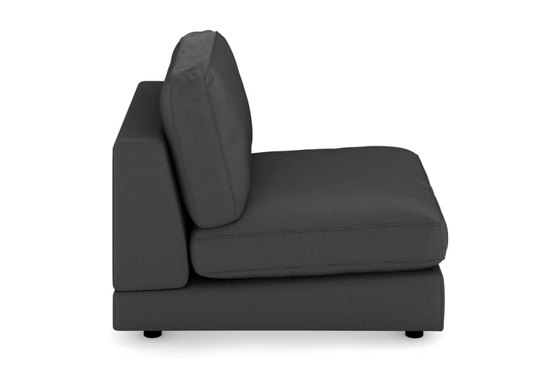 Arken 1-sits Mittmodul i Manchester 90 cm bred - Mörkgrå - Möbler - Soffa - Modulsoffor - Mittmodul
