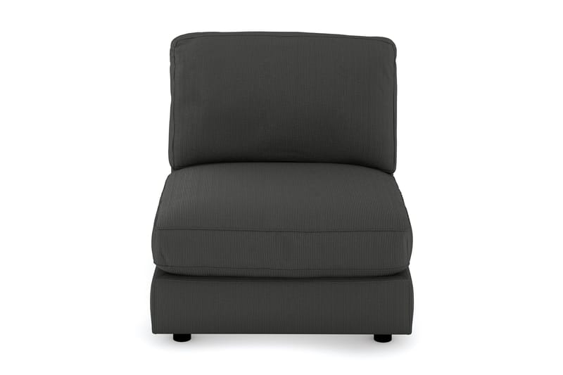 Arken 1-sits Mittmodul i Manchester 90 cm bred - Mörkgrå - Möbler - Soffa - Modulsoffor - Mittmodul