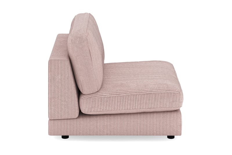 Arken 1-sits Mittmodul i Manchester 90 cm bred - Rosa - Möbler - Soffa - Modulsoffor - Mittmodul
