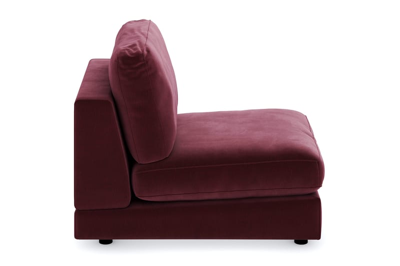 Arken 1-sits Mittmodul i Sammet 70 cm bred - Lila - Möbler - Soffa - Modulsoffor - Mittmodul