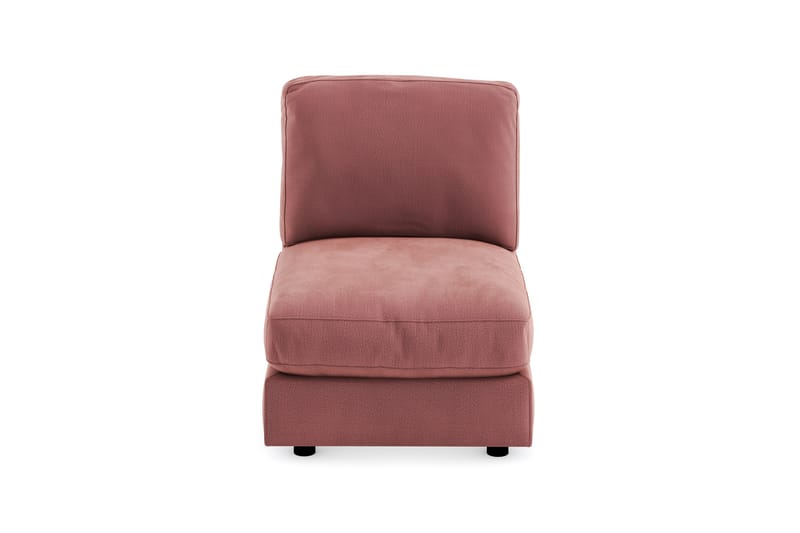 Arken 1-sits Mittmodul i Sammet 70 cm bred - Rosa - Möbler - Soffa - Modulsoffor - Mittmodul