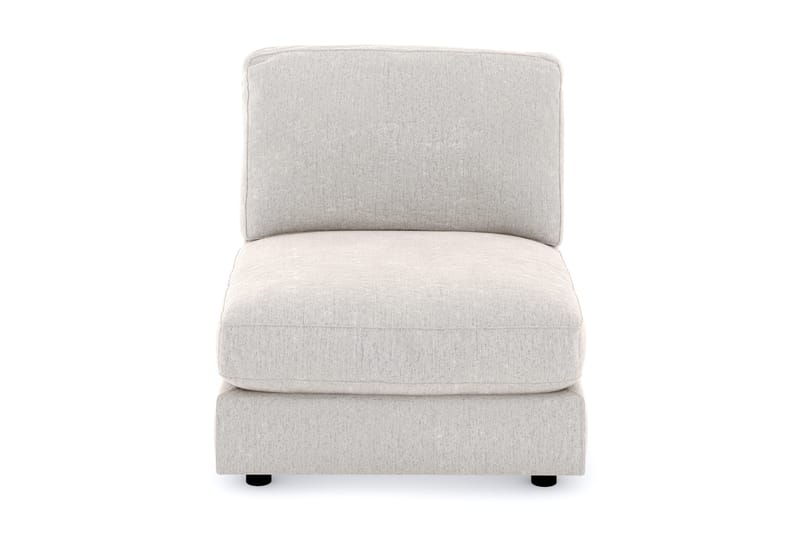 Arken 1-sits Mittmodul i Sammet 90 cm bred - Krämvit - Möbler - Soffa - Modulsoffor - Mittmodul