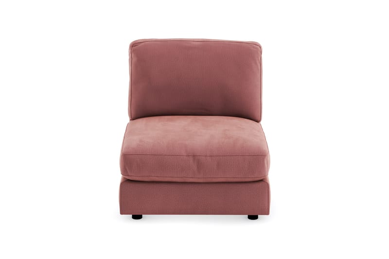 Arken 1-sits Mittmodul i Sammet 90 cm bred - Rosa - Möbler - Soffa - Modulsoffor - Mittmodul