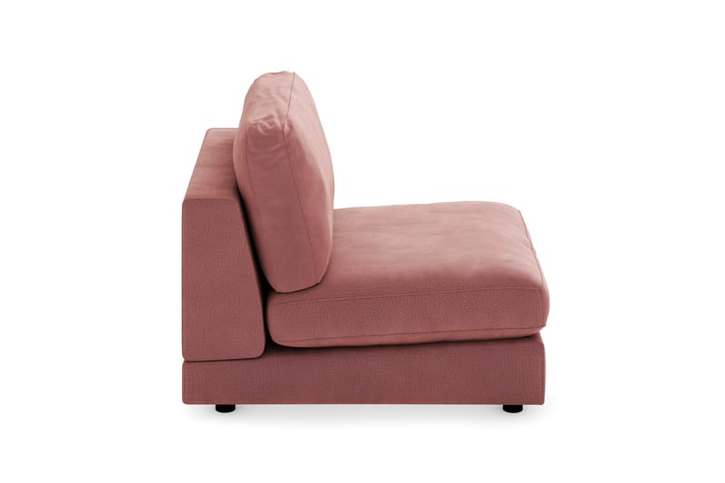 Arken 1-sits Mittmodul i Sammet 90 cm bred - Rosa - Möbler - Soffa - Modulsoffor - Mittmodul