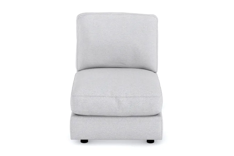 Arken 1-sits Mittmodul i Tyg 70 cm bred - Ljusgrå - Möbler - Soffa - Modulsoffor - Mittmodul