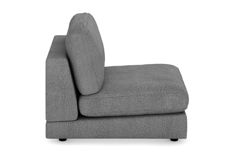 Arken 1-sits Mittmodul i Tyg 70 cm bred - Mörkgrå - Möbler - Soffa - Modulsoffor - Mittmodul