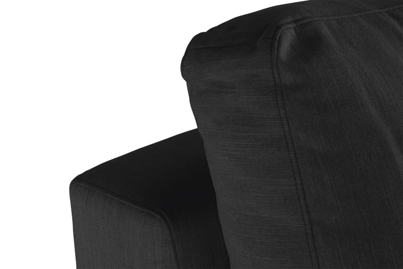 Arken 1-sits Mittmodul i Tyg 70 cm bred - Svart - Möbler - Soffa - Modulsoffor - Mittmodul
